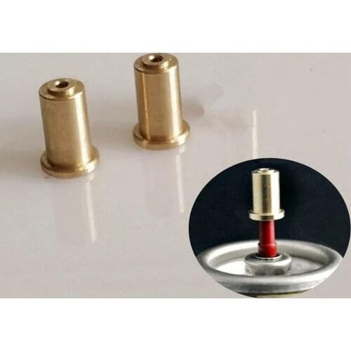 2pcs Brass Copper Gas Nozzle Butane Gas Refill Adapter For S.T Memorial Dupont L2/Gatsby Reusable Connector Lighter Gas Adapter