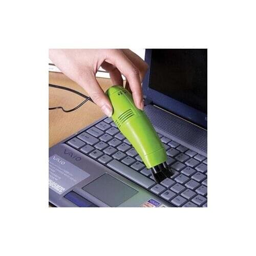 300pcs hot Free Shipping Pocket Brush Keyboard USB Dust Collector Vaccum Cleaner Computer Clean Tools