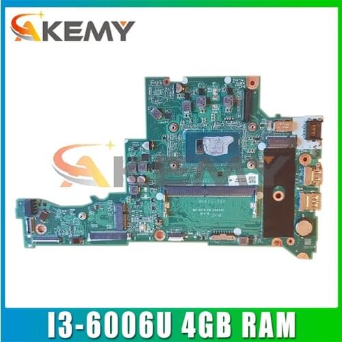 AKEMY For Acer Aspire A315 A315-51 Laptop Motherboard NBGNP1100A With SR2UW I3-6006U CPU 4GB RAM DA0ZAVMB8G0