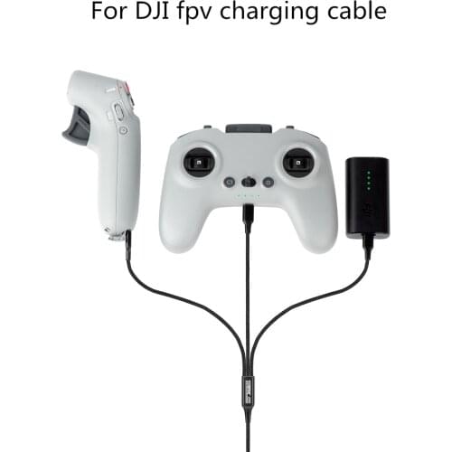 For DJI FPV Combo Drone Accessorie Remote Control Glasses Battery Charging Cable One Line And Three Uses 1.2m High Practical
