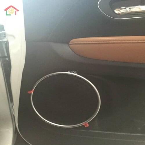 ACCESSORIES CHROME DOOR STEREO SPEAKER COLLAR COVER TRIM RING SURROUND FOR HONDA VEZEL HR-V 2014 2015 2016 2017 2018 2019