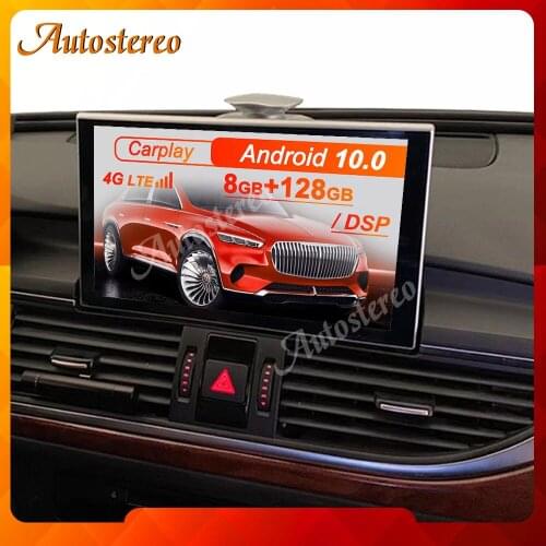 Android 10.0 For Audi A6 A6L S6 RS7 2013-2018 Radio Car GPS Navigation Radio Tape Multimedia Player HeadUnit Auto Stereo Carplay