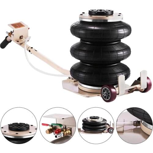 VEVOR 3 Ton Car Pneumatic Jack Triple-Bag Air Jack 6600Lbs Truck Van SUV Fast Lifting Equipment Garage Repair Shop Car Jack