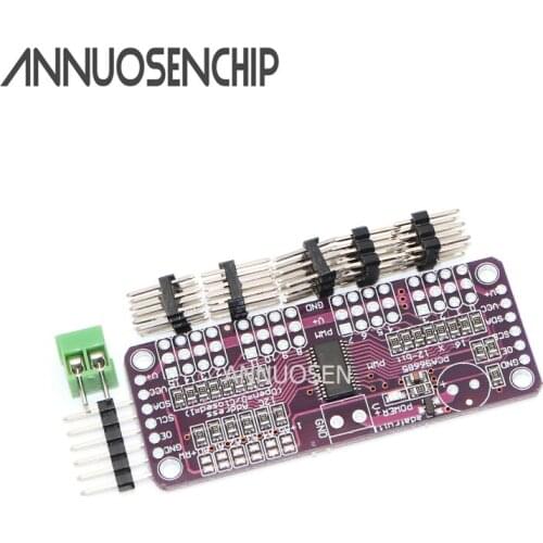 CJMCU PCA9685 16 Channel 12 bit PWM Servo Driver I2C Controller Interface Module Board For Arduino Raspberry Clock 3.3V-5V