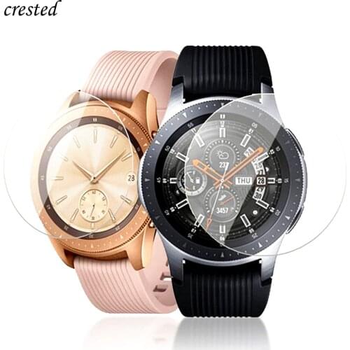 For Samsung Galaxy Watch 46mm/42mm Screen Protector Film 42/46 mm S 3/2 9H 2.5D Tempered Glass Samsung Gear S3 Frontier/S2/Sport
