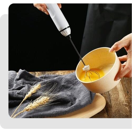Electric Kitchen Small Blender Milk Frother Foamer Whisk Mixer Egg Beater Whipping Cream Baking Coffe Stirrer USB Rechargeable