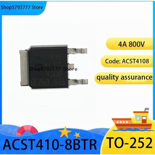 2PCS-20PCS New original authentic ACST410-8BTR TO-252 ACST410 TO252 4A 800V SCR thyristor