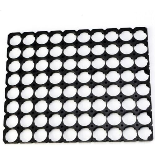 MasterFire 10pcs/lot 8*10 21700 Battery Holder Bracket Cell Safety Anti Vibration Black Plastic Brackets For 21700 Batteries