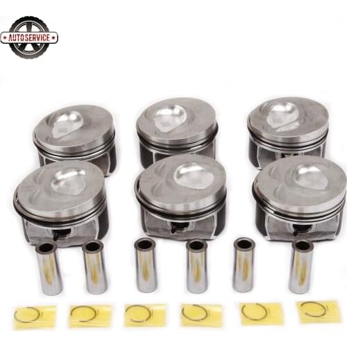 New 03H107065C Engine Piston Rings Auto Set For VW Passat Variant Passat CC Phaeton Audi Q7 3.6L BLV 03H 107 065 F 03H107066C/N