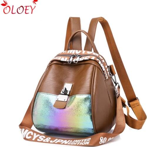 OLOEY Women's Backpacks With Embroidery