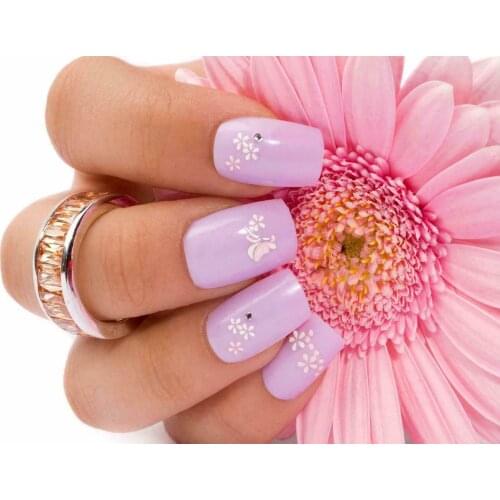 Nail Bar Salon Beauty Gel Nails Manicure Art Silk Poster Print 24x36inch