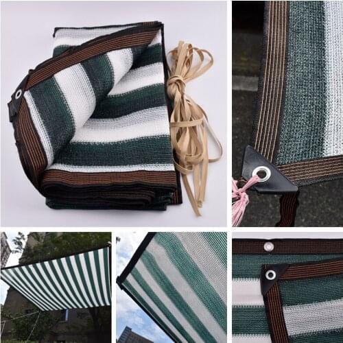 HDPE Anti-UV Shading Net Outdoor Awning Sunshade Net Greenhouse Succulent Plant Cover Sunscreen Swimming Pool Shade Sail Cloth