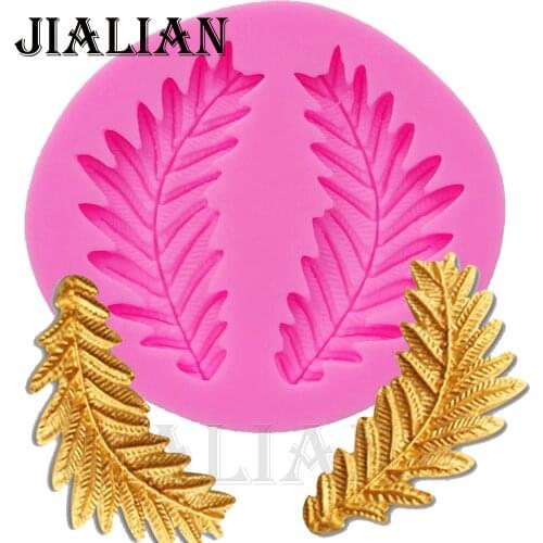 Leaf Pattern Silicone Mold DIY Fondant Cake Chocolate Tool Sugar baking Paste Molds Decorating Mould T0713