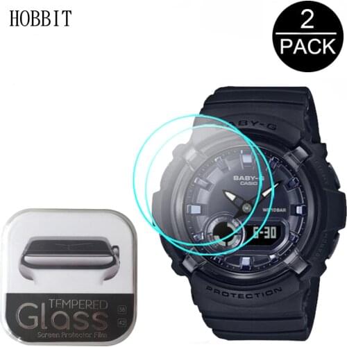2PCS 9H HD Clear Anti-Scratch Glass For Casio BABY-G BGA-280 1A 4A 7A SmartWatch Screen Protector Film 2.5D Tempered Glass