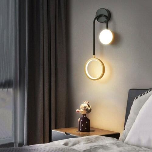 New Design LED Wall Lamp Light 16W Modern Minimalist Bedroom Bedside Living Room Wall Sconce Loft Luminaire Lighting Fixtures