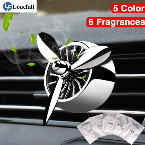 LED Car Smell Air Freshener Conditioning Alloy Auto Vent Outlet Perfume Clip Fresh Aromatherapy Fragrance Atmosphere Light new