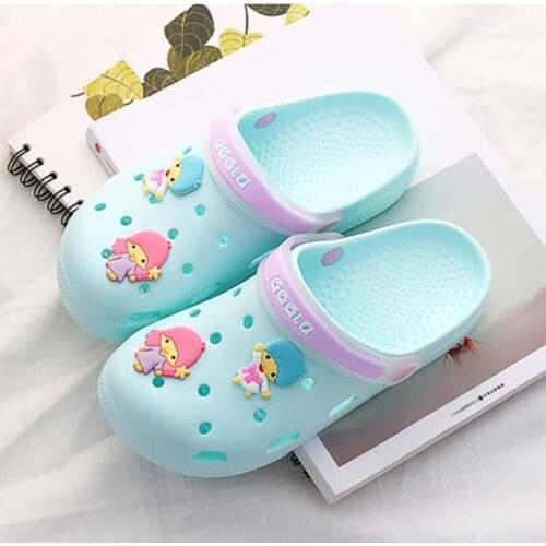 Women Beach Slippers clogs Female Summer Shoes Fashion Cartoon womens shoes garden shoes outdoor Non-slip Lightweight