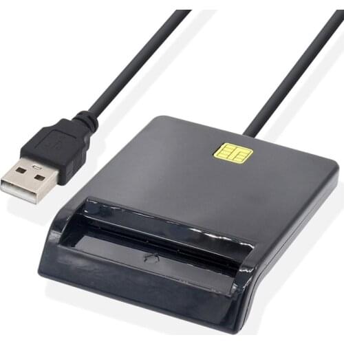 X01 USB Smart Card Reader For Bank Card IC/ID EMV card Reader High Quality for Windows 7 8 10 Linux OS USB-CCID ISO 7816