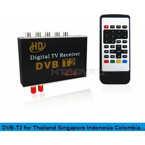 YMODVHT HD DVB-T2 Double tuner Digital TV receiver box for Colombia/Thailand/Singapore and other countries with T2 signals