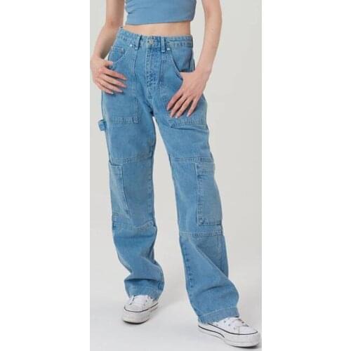 ZHANLINWU Women's Straight Jeans