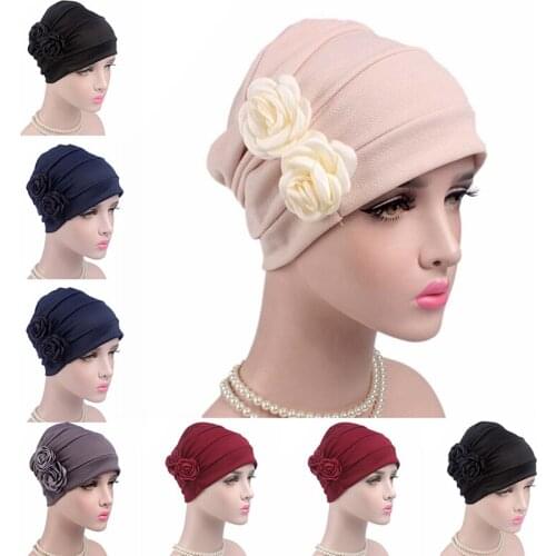 Women Hijab Turban Hat Lady Cancer Chemo Hair Loss Cap Head Scarf Wrap Cover