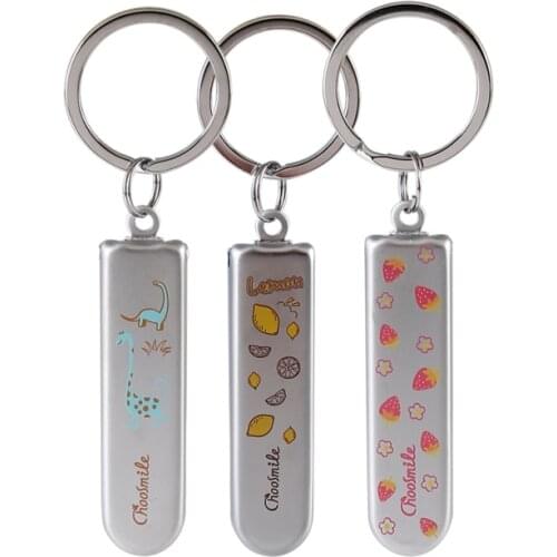 1PC Ultra-thin Portable Folding Nail Clipper Compact Nail File Cutter Collapsible Fingernail Trimmer Clippers with Key Ring