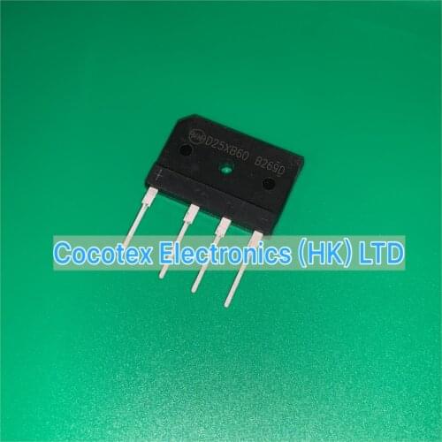 10pcs/lot D25XB60 DIP-4 GENERAL PURPOSE RECTIFIERS 600V 25A D25XB-60 D25XB 60