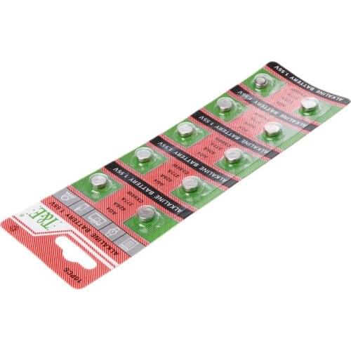 10PCS Watch Coin Battery AG4 377A 377 LR626 SR626SW SR66 LR66 Button Cell Batteries Toys Remote Camera