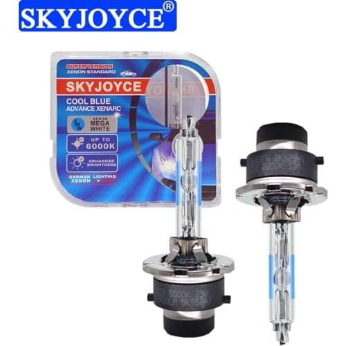 SKYJOYCE 2PCS 35W D1S D3S Xenon HID Bulb High Brightness Car Headlight D2S D4S UV Free Super Vision 5500K Fog Lamp For All Car