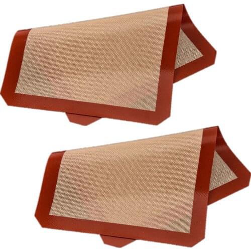 2pcs BBQ Grill Mat Non Stick Reusable and Dishwasher Safe Fireproof Topper Pads Barbecue Accessories BBQ Accessories