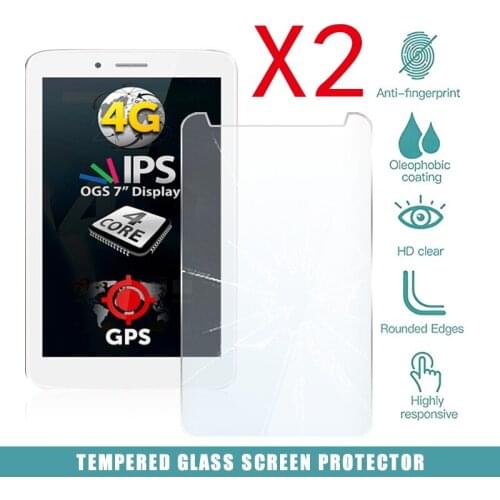 2Pcs Tablet Tempered Glass Screen Protector Cover for Allview Viva H7 Full Coverage Anti-Fingerprint Screen Protector Film