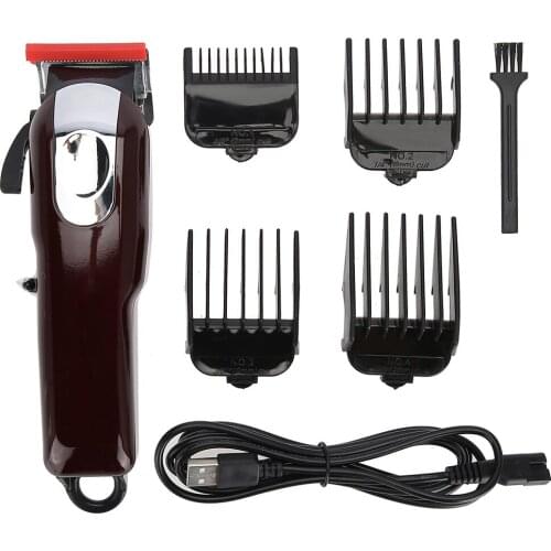 Wireless USB Rechargeable Hair Clipper Trimmer Electric Hair Cutting Machine Cutter Clipper Personal Care Appliance