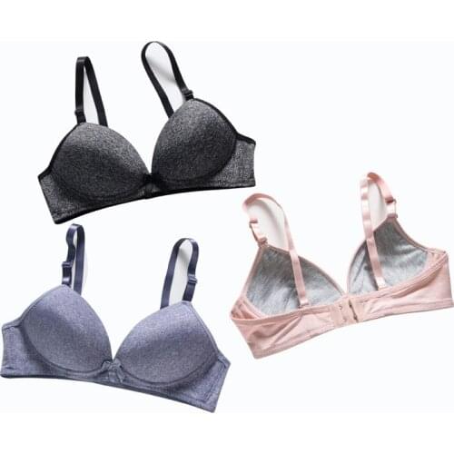 Fashion super push up bra one piece seamless small chest bra wire free sexy women bra big size lovely student bra for girl