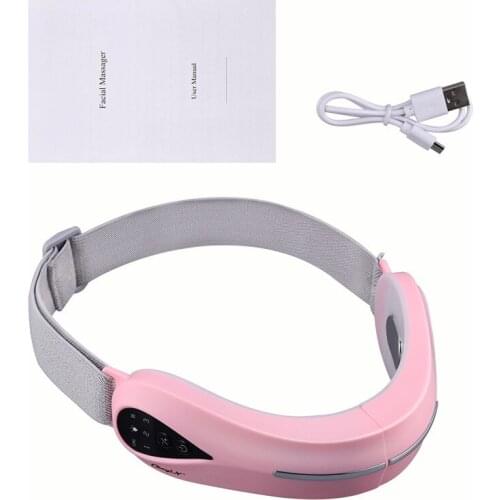 CkeyiN EMS phototherapy skin rejuvenation face lifting Lift Up Belt double Chin Face Thining V Line Anti Aging Facial Slimming