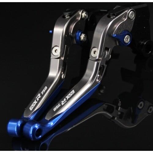 For SUZUKI GSX R 750 GSXR 750 GSXR750 2006-2018 14 2015 2016 2017 Folding Extendable Motorcycle Brake Clutch Levers Accessories