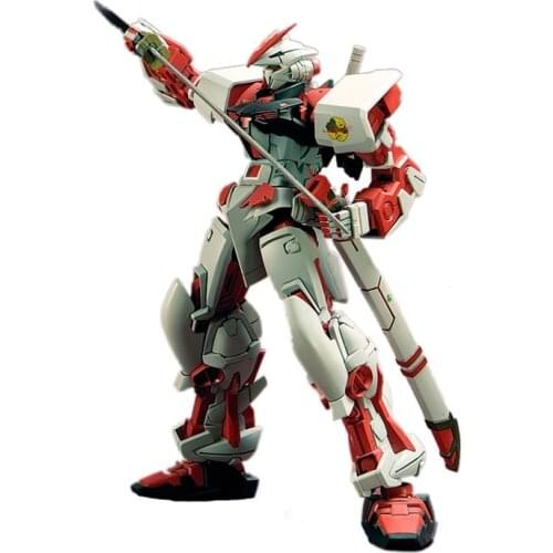 Anime Gunpla Toys MG 1/100 Red Seed Astray Assemble Action Figure Double Sword Fighting Robot Brinquedo Menino Attached Bracket