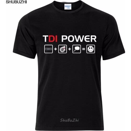 Shubuzhi Men T Shirt Fashion Funny Hot Sale Clothing Casual Short Sleeve Tshirt TDI Power A3 A4 A5 A6 A7 A8 S RS T Shirt sbz3283