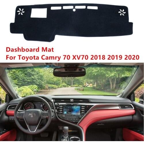 For Toyota Camry 70 XV70 2018 2019 2020 Car dashboard Avoid light pad Instrument platform desk cover Mat Carpets