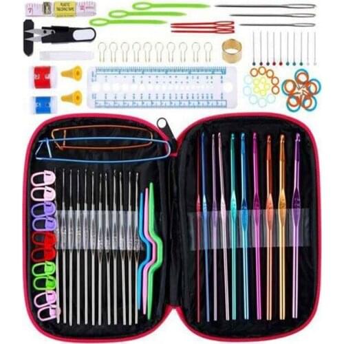 Knitting Tool Set Handmade Sewing Needle Metal Crochet Diy Handmade Craft Knitting Crochet Set