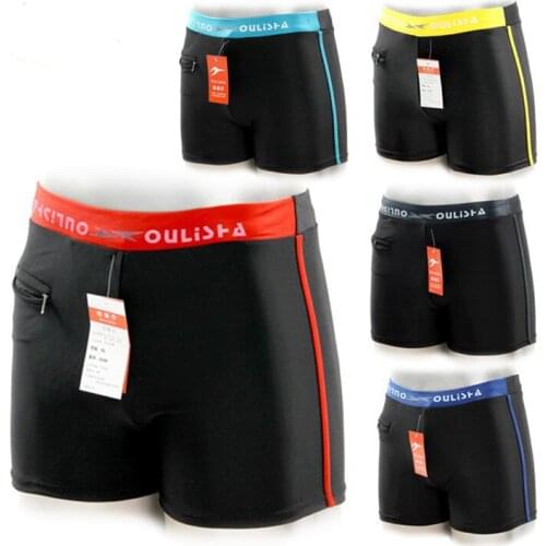 New Mens Swimming Swim Trunks Shorts Slim Super Sexy Swimwear Fit Clear Promotion 5 Colors 3 Sizes Hot Sale Male Swimsuit