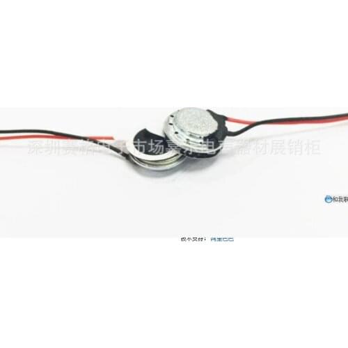 Manufacturer stock speaker 10mm iron shell magnetic 8 ohm 0.5W speaker line length customizable speaker