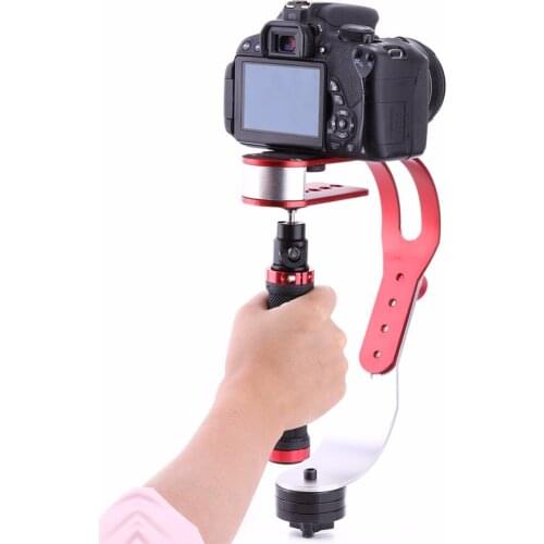Handheld Stabilizer Gimbal for Gopro DSLR SLR Digital Camera Sport DV Aluminum Alloy estabilizador de camera DSLR Universal Red