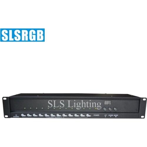 SLS-1306C 12ch dmx power switch pack 12 channel dmx dimmer pack Guangzhou 12 channel 4KW dmx dimmer pack for stage light console