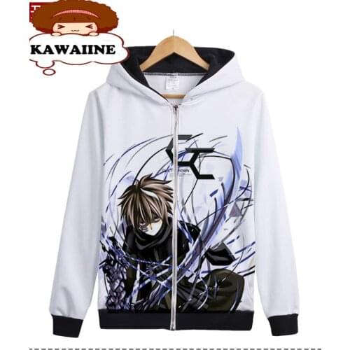 So COOL Guilty Crown GC OUMA SHU Oversized Japan Anime Hoodie White Mens Sweatshirts Hoodies 3D Printed Sportwear Hoody Pullover