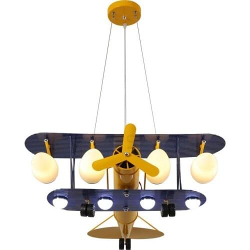 Nordic Modern Cartoon LED Pendant Lights Creative Personality Airplane Ceiling Lamp Fashion Simple Children’s Room Decoration