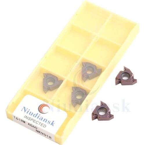 16ERM AG60 NK9018 Carbide Insert 16ERM AG55 NK9018 Thread Turning Tool 16IRM CNC Lathe Tools Threading Blade,For Stainless Steel