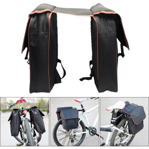 Bicycle Panniers Bag Portable Bike Saddle Bag Waterproof Bicycle Rear Seat Bag Bike Cargo Bag MTB Bike Storage Bag