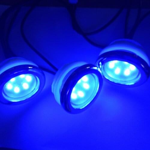 4pcs waterproof led RGB underwater led lamp spa led bath tub light with 1pc light controller