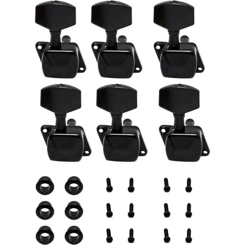 6Pcs String Tuning Pegs Machine Heads Tuners Right Hand Electric Acoustic Guitar Parts Replacement