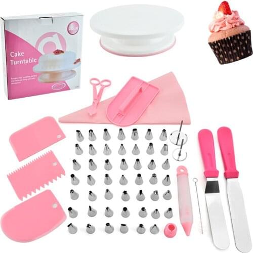 73 Pcs Pastry Cake Decorating Tip Set Cream Bag Confectionery Dessert Nozzles Converter Cupcake Stainless Icing Baking Tools